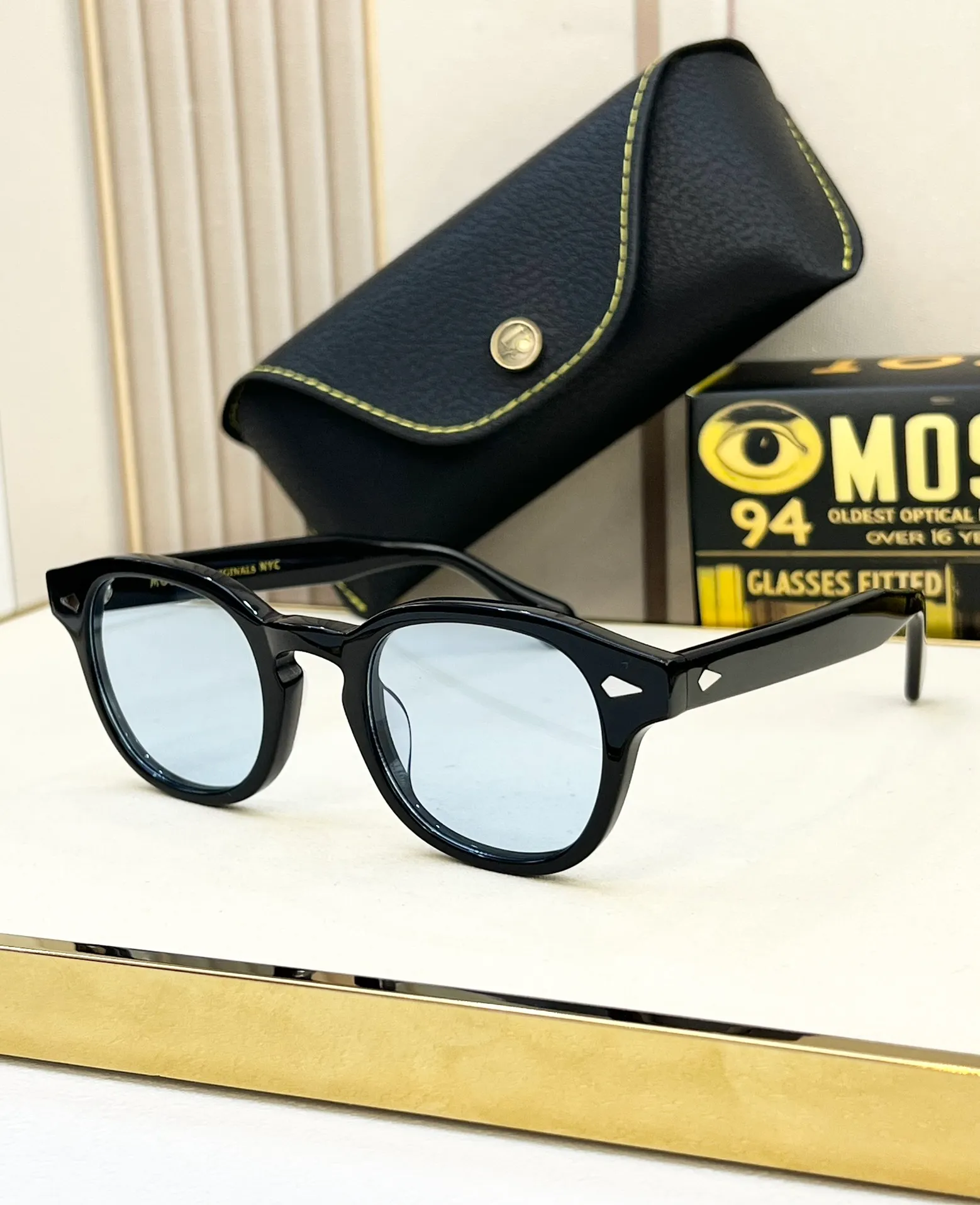 Moscot Polarized Sunglasses UV400 Protection Retro... From  display picture 1