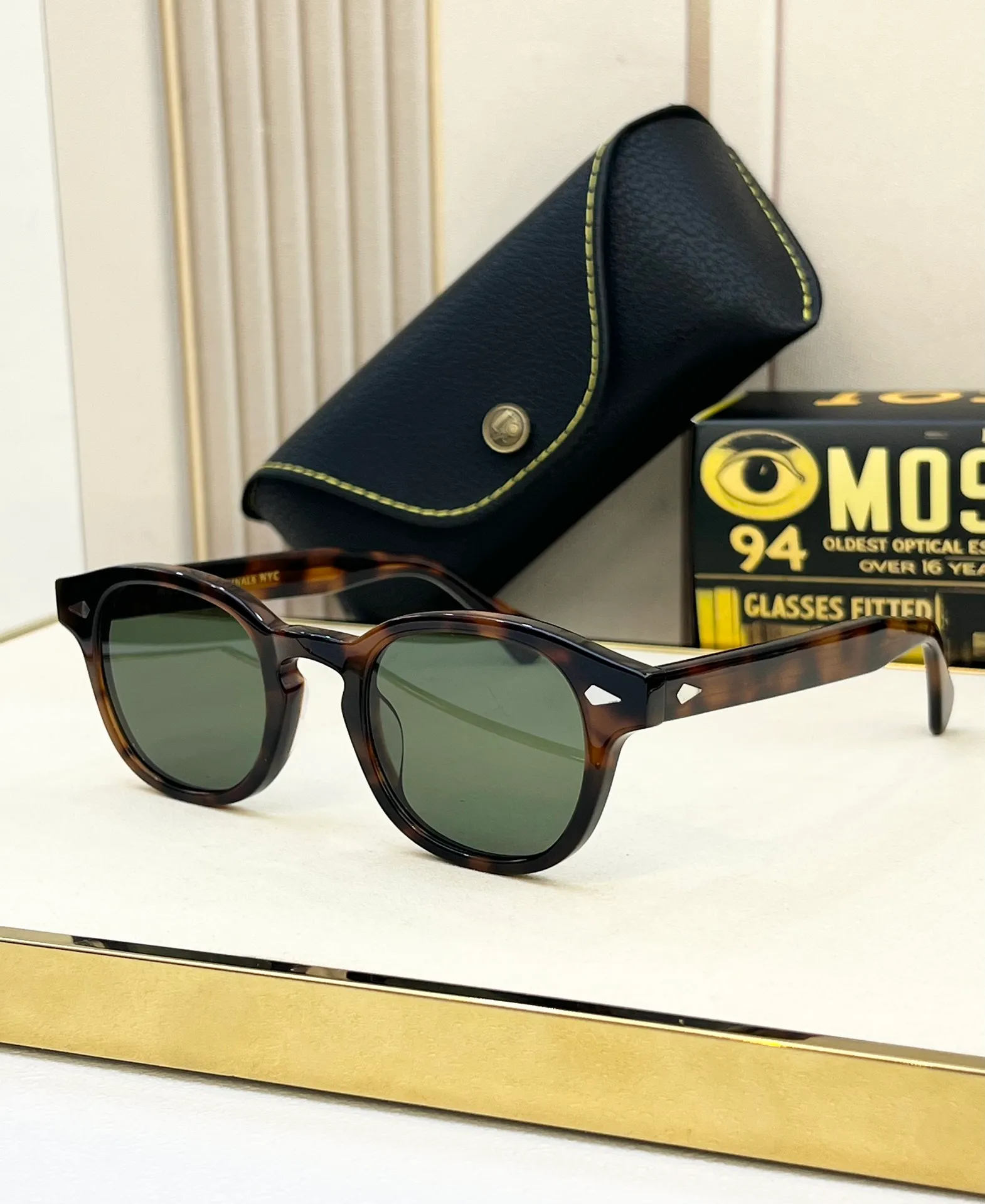 Moscot Polarized Sunglasses UV400 Protection Retro... From  display picture 3