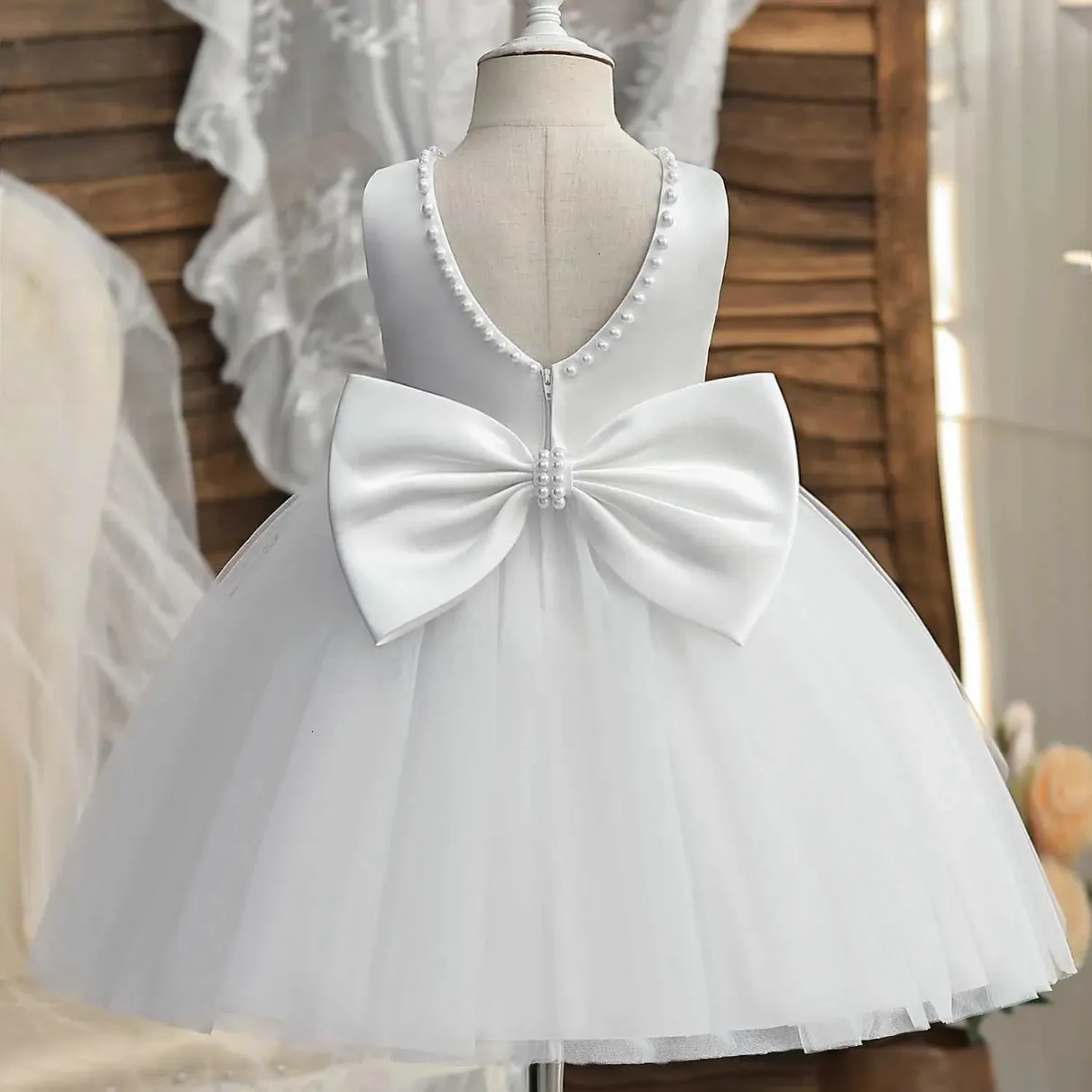 toddler dress designer Designer Baby Summer Pearl Dress For Girls Backless... From Naruhito,  Rs.4,407.85