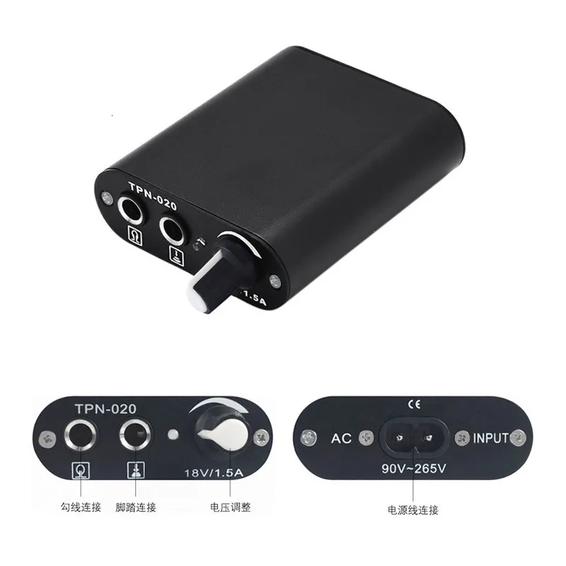 タトゥー コイル マシン セット 完全初心者キット 電源、フット ペダル