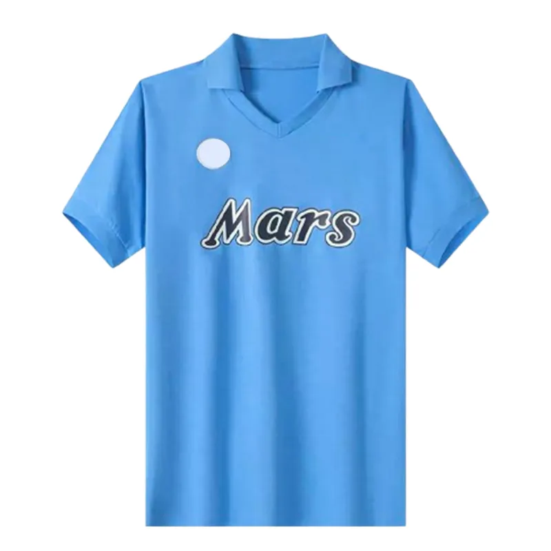 87~88`ナポリアウェ―半袖ユニフォーム。 1987 1988 ナポリレトロサッカーユニフォーム 87 88 89 90 91 93 97 98