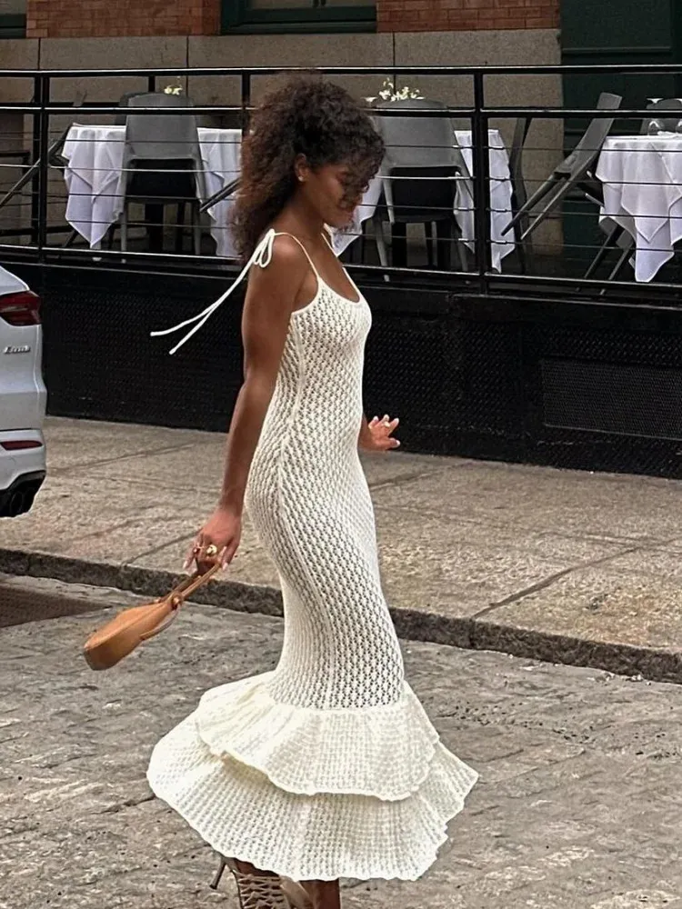 bodycon maxi dress summer Milalo Women Halter Neck Sleeveless Backless Textured Knit Bodycon Maxi  Dress Summer Vacation Beach Party Casual Ladies Fashion Dresses