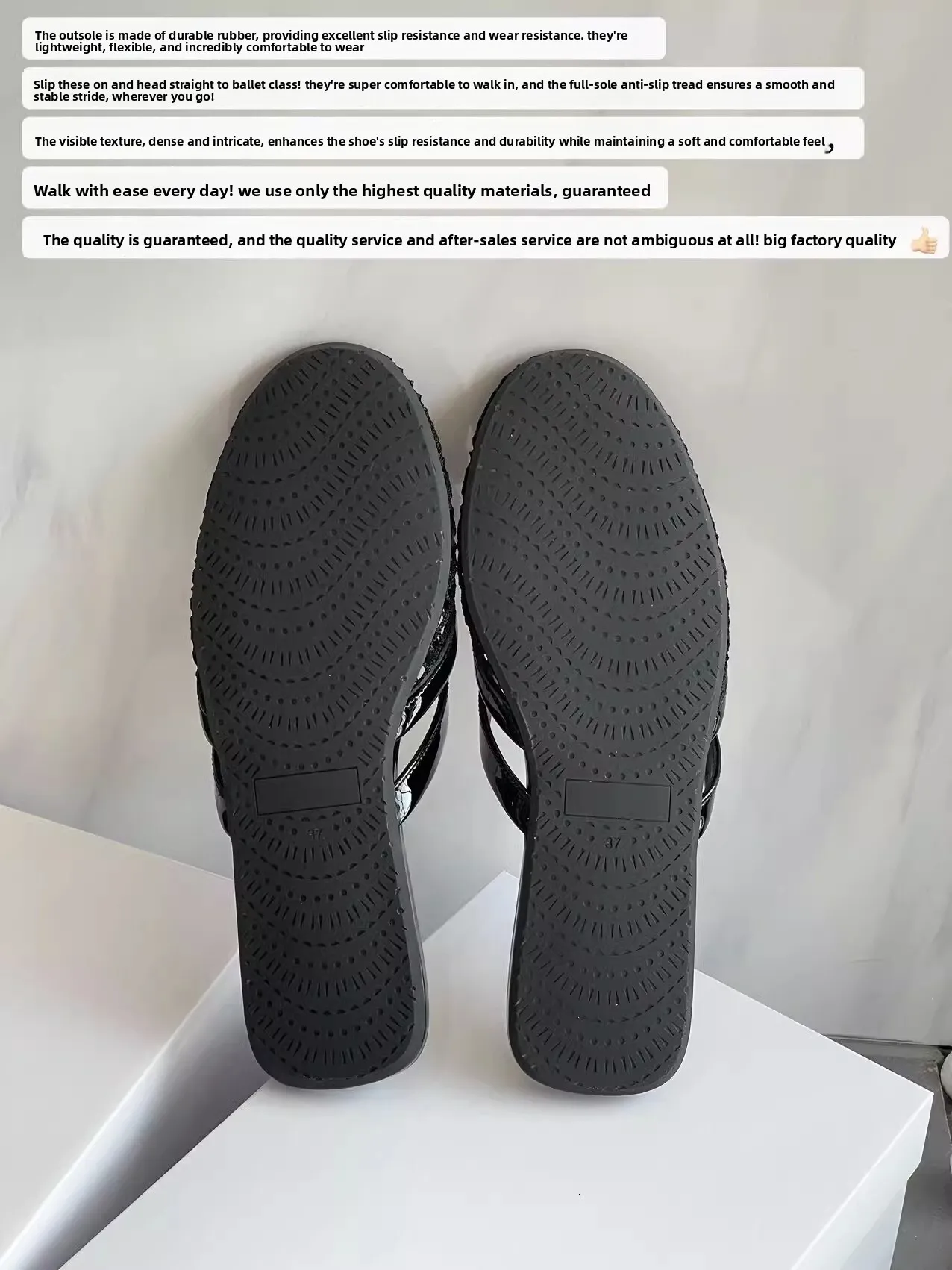 Womens Mesh And Patent Leather Flat Slide Sandals Backless Mules_voghion.com
