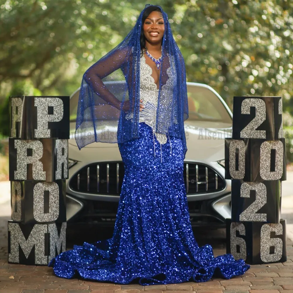 extravagant mermaid prom dresses Custom African Mermaid Prom Dress: Luxury Evening Gown