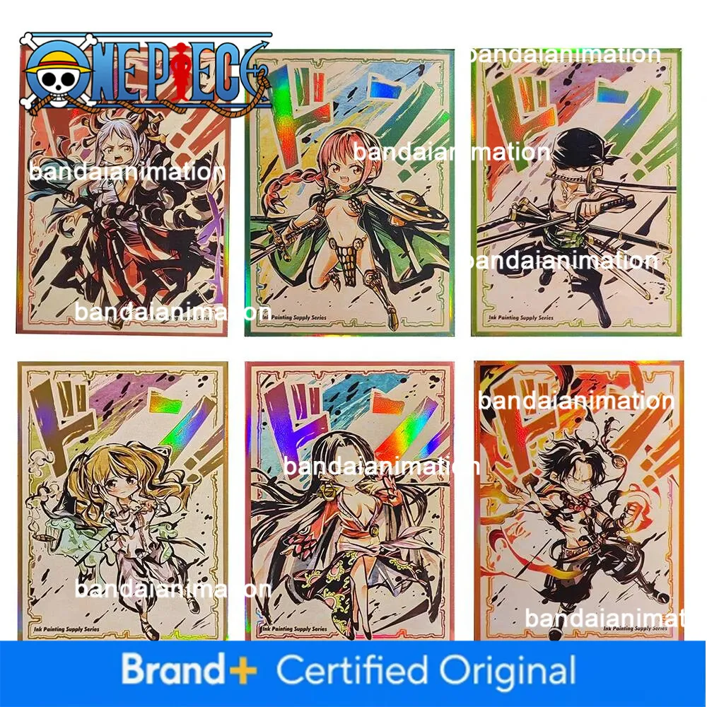 yamato card sleeves BANDAI ONE PIECE GAME OFFICIAL CARD 8 The One Piece Card Game Official Sleeves featuring Uta (70 Sleeves) is a must 60 One Piece Holographic Yugioh