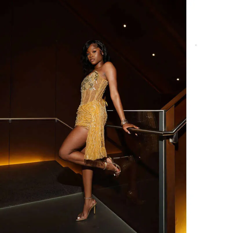 gold homecoming dress long Zapaka Women High-Low Cocktail Spaghetti Straps Metallic Satin A-Line Party Dress, Green / US20W * V shaped neckline Gold Sequin Dress Long Sleeve,
