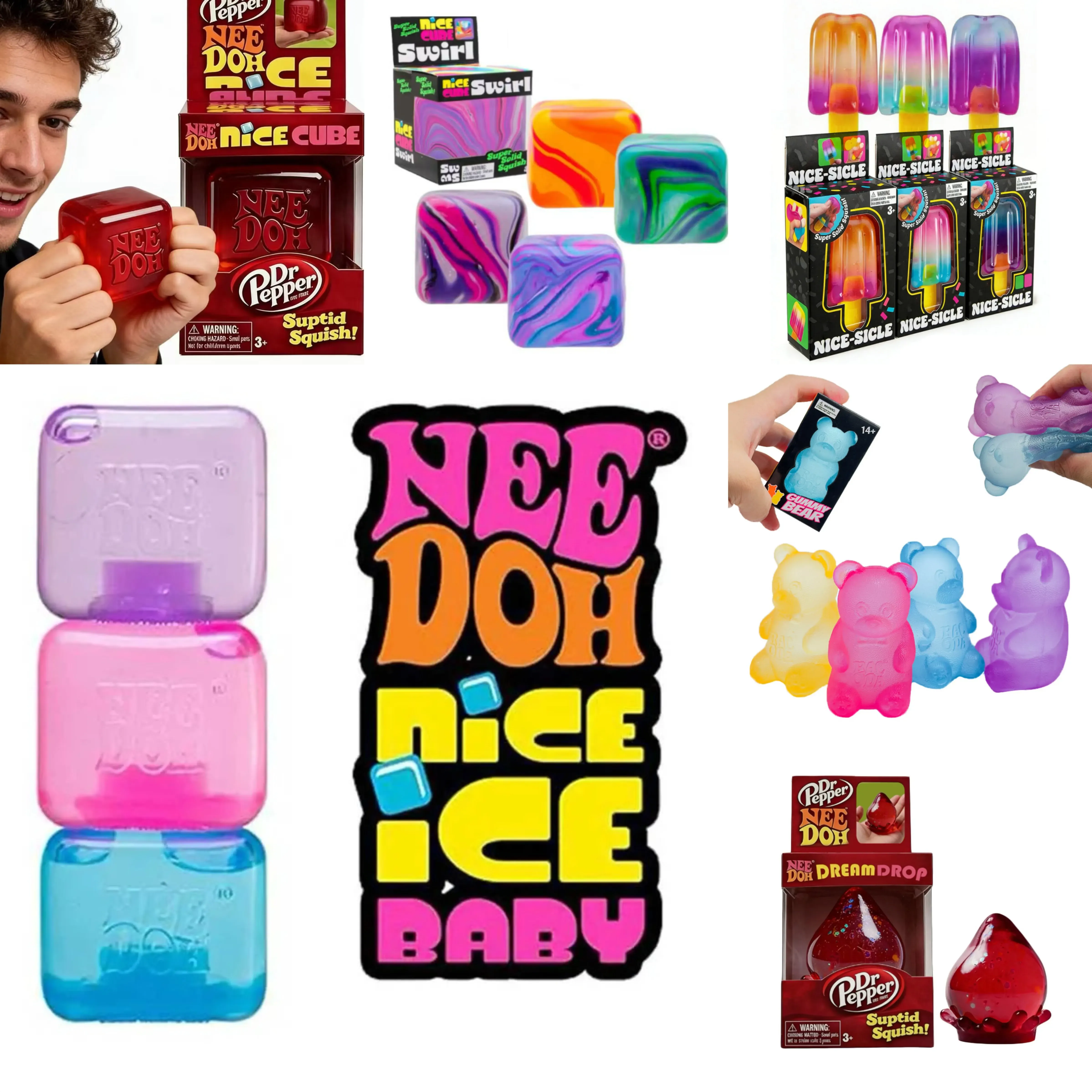Needoh Nice Cube Sand Fidget Toy Stress Relief... From Topwholesalerno1 ...