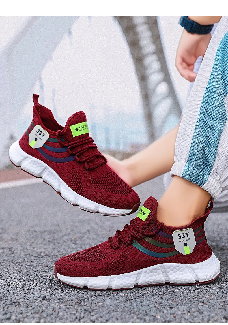 Atmungsaktive Laufschuhe Für Damen Und Herren Leichtes Strickgewebe_voghion.com