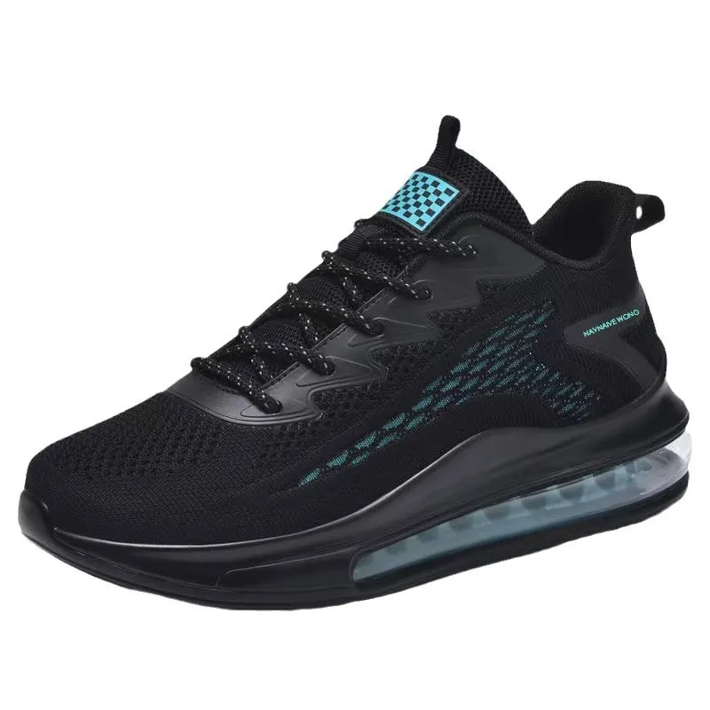 Chaussures de course pour hommes avec coussin d'air intégral sur la paume, baskets respirantes en mesh_voghion.com