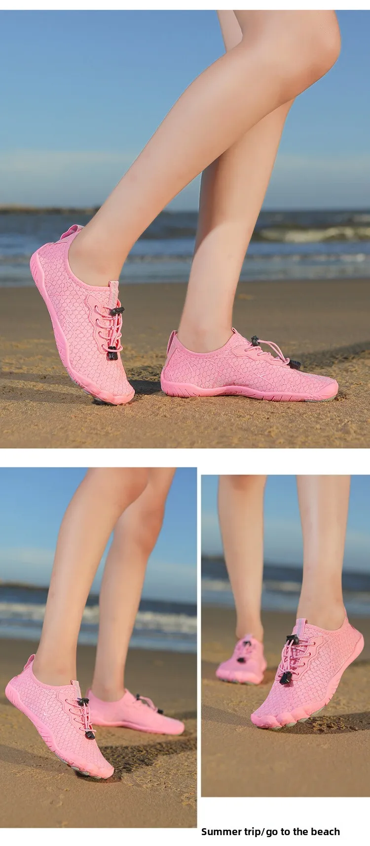 Chaussures aquatiques séchage rapide pour natation et surf plage_voghion.com
