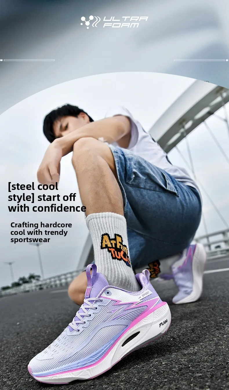 Breathable Mesh Running Shoes Lightweight Athletic Trainers_voghion.com
