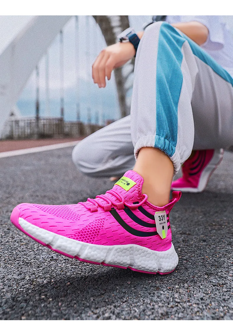 Atmungsaktive Laufschuhe Für Damen Und Herren Leichtes Strickgewebe_voghion.com