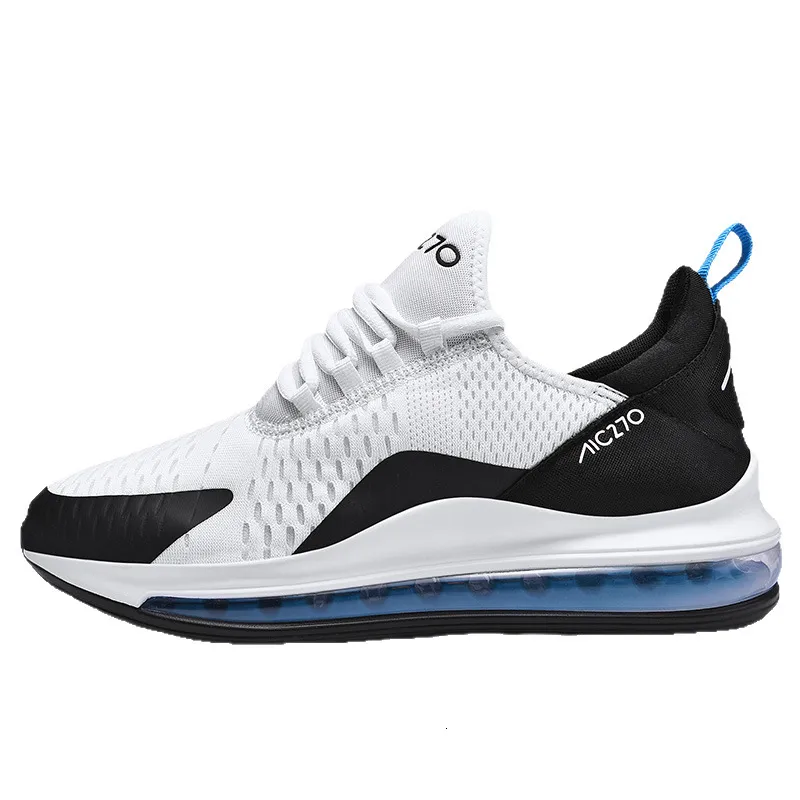 Mens Air Cushion Running Shoes Breathable Knit Athletic Sneakers_vogvips.com