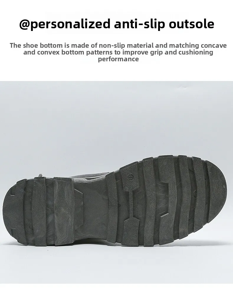 Mens Black High Top Platform Boots With Velcro Strap & Letter Print_voghion.com