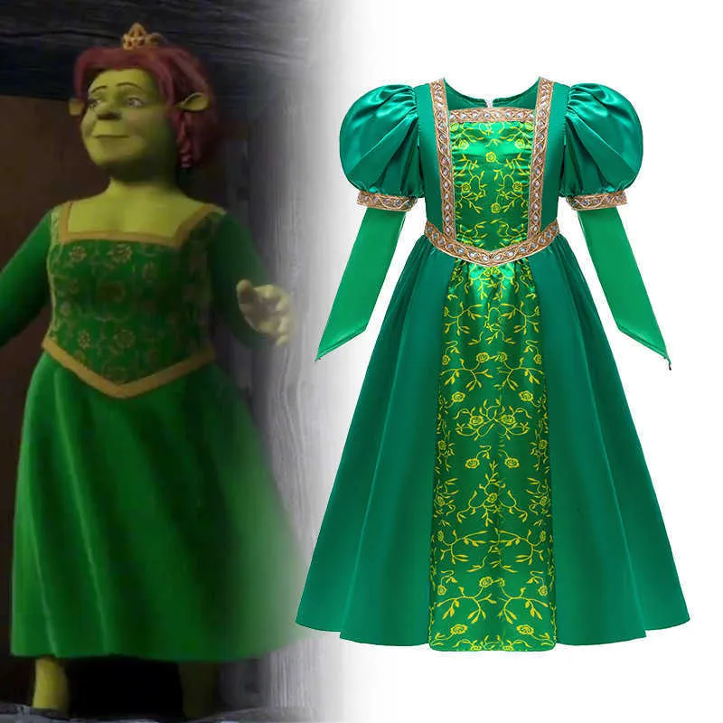 fiona princess dress Kids Costume and a set of ogre ears Making Princess Fiona's dress from