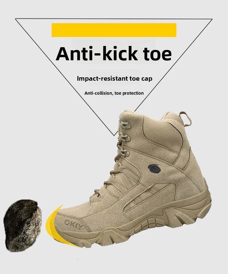 Bottes de combat tactiques pour homme chaussures de randonnée_voghion.com