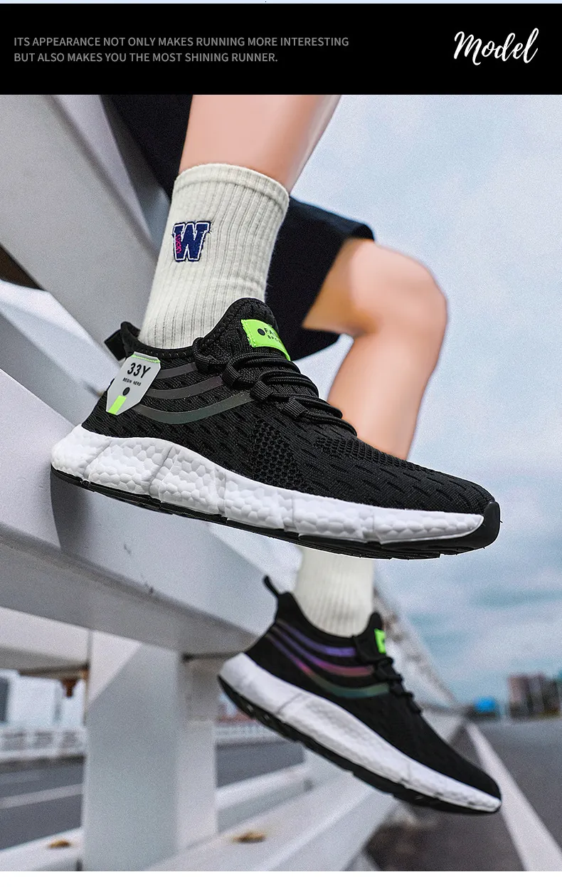 Atmungsaktive Laufschuhe Für Damen Und Herren Leichtes Strickgewebe_voghion.com