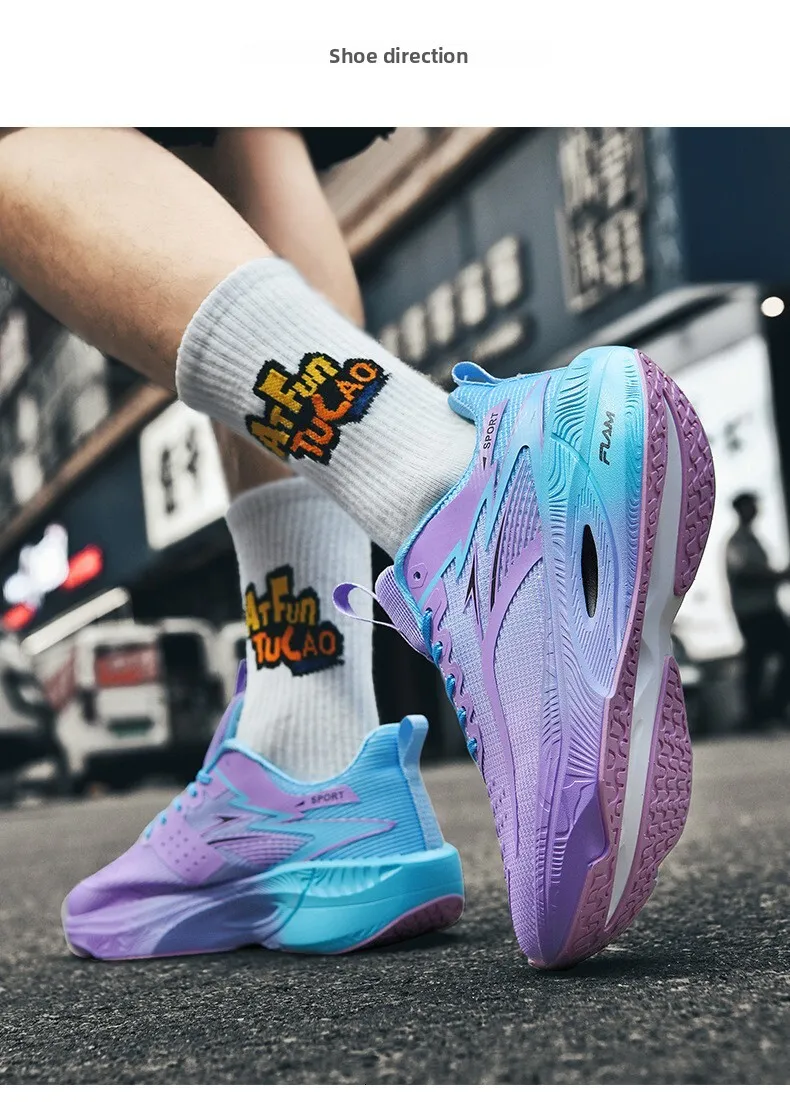 Breathable Mesh Running Shoes Lightweight Athletic Trainers_voghion.com