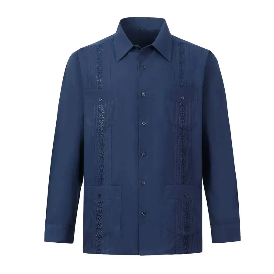 mexican dress shirt mens Marino Mens Mexican Shirt/Guayabera/Gifts for him