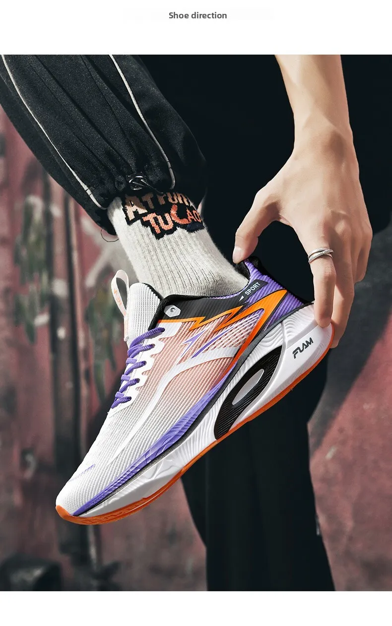 Breathable Mesh Running Shoes Lightweight Athletic Trainers_voghion.com