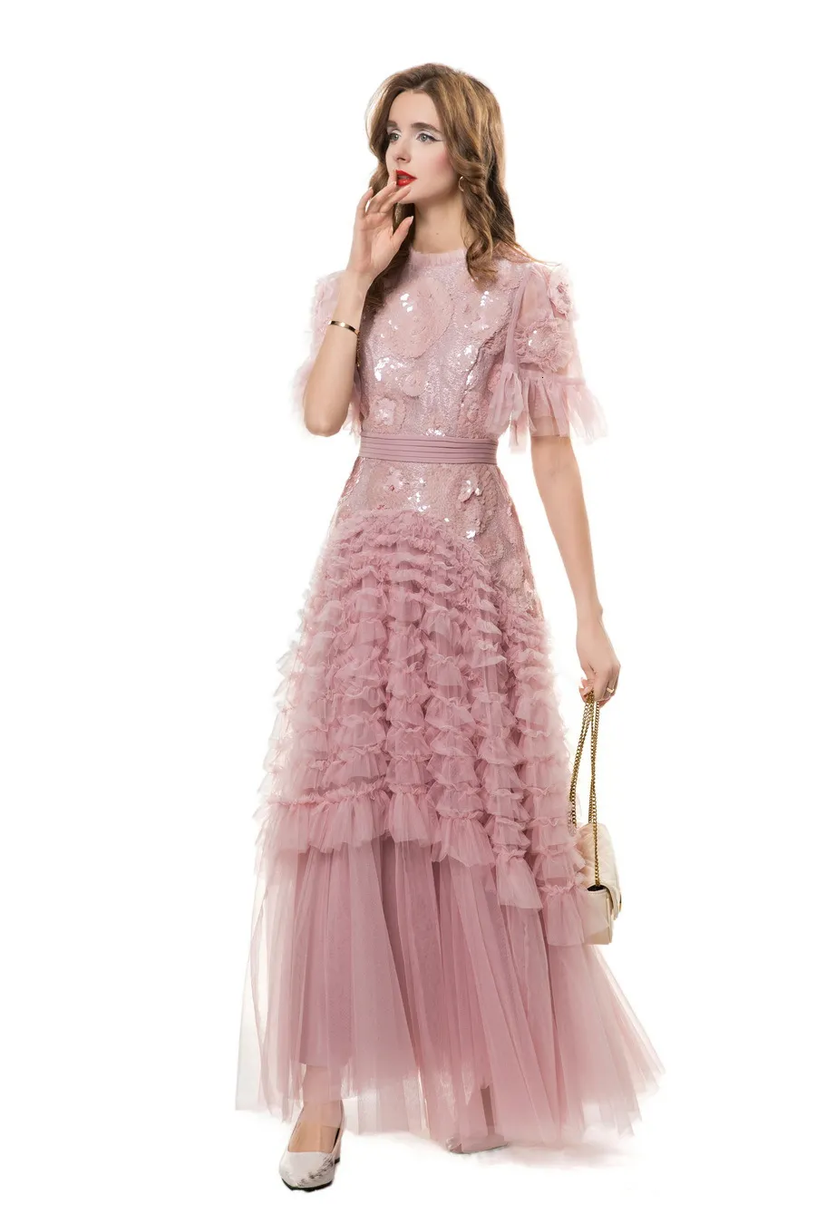 party host dress Evening dress prom gown Evening dress long and short dress party host elegant celebrity party dress