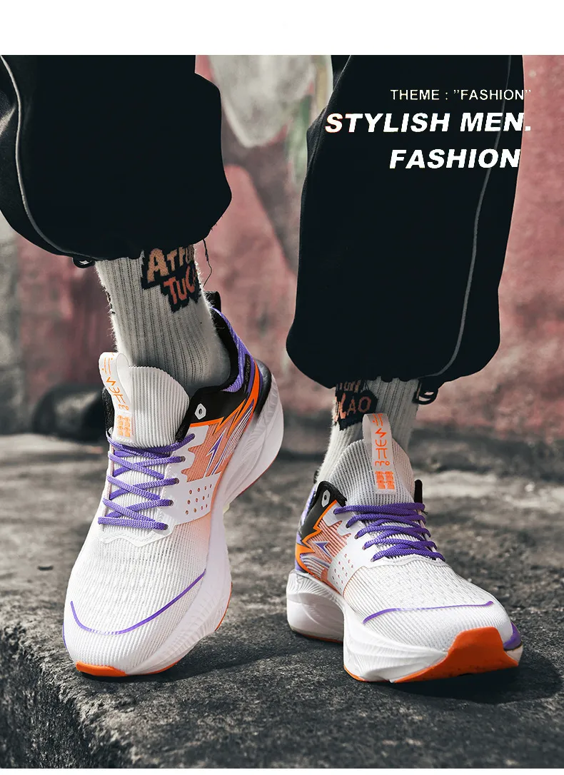 Breathable Mesh Running Shoes Lightweight Athletic Trainers_voghion.com