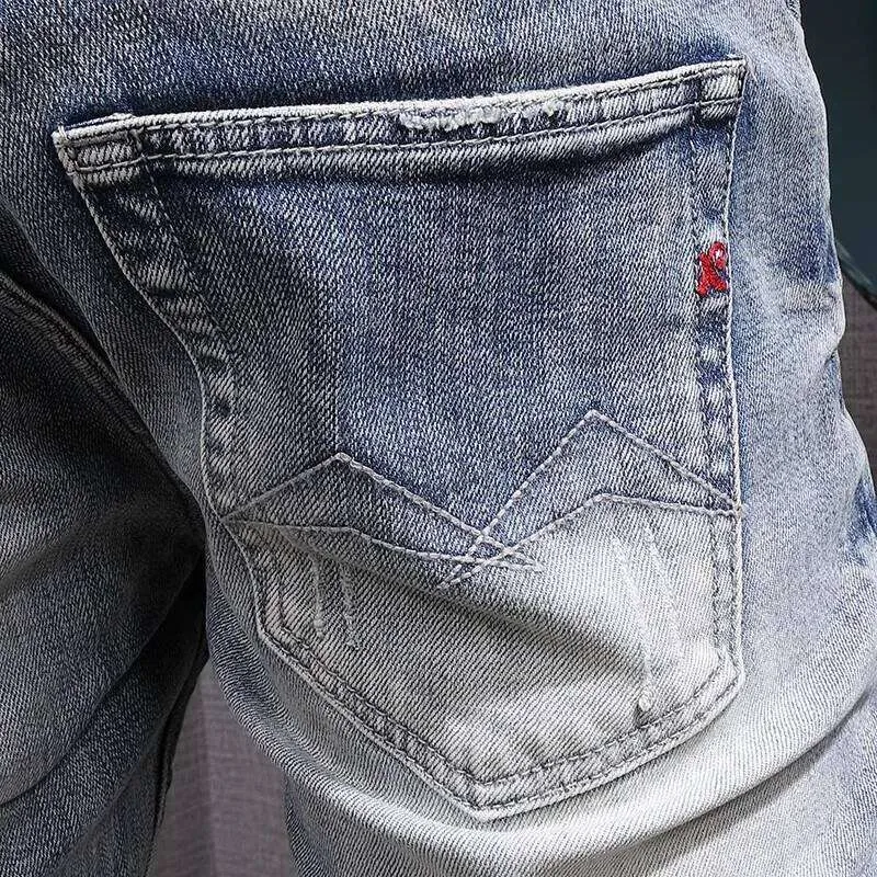 Y2KFashion Men's Slim Fit Stretch Washed Blue Jeans ... From Shania20 ...