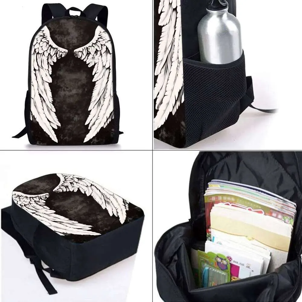 angel backpack kid Wingwing Fluffy Wings School wipe fabric Disney Lilo & Stitch Angel