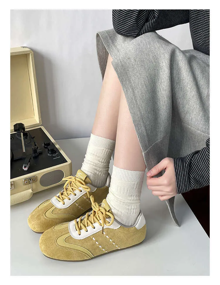 Hot Sale Spring New Vintage Niche Versatile Fashion Soft Sole Casual Shoes MIS 6906_desvips.com