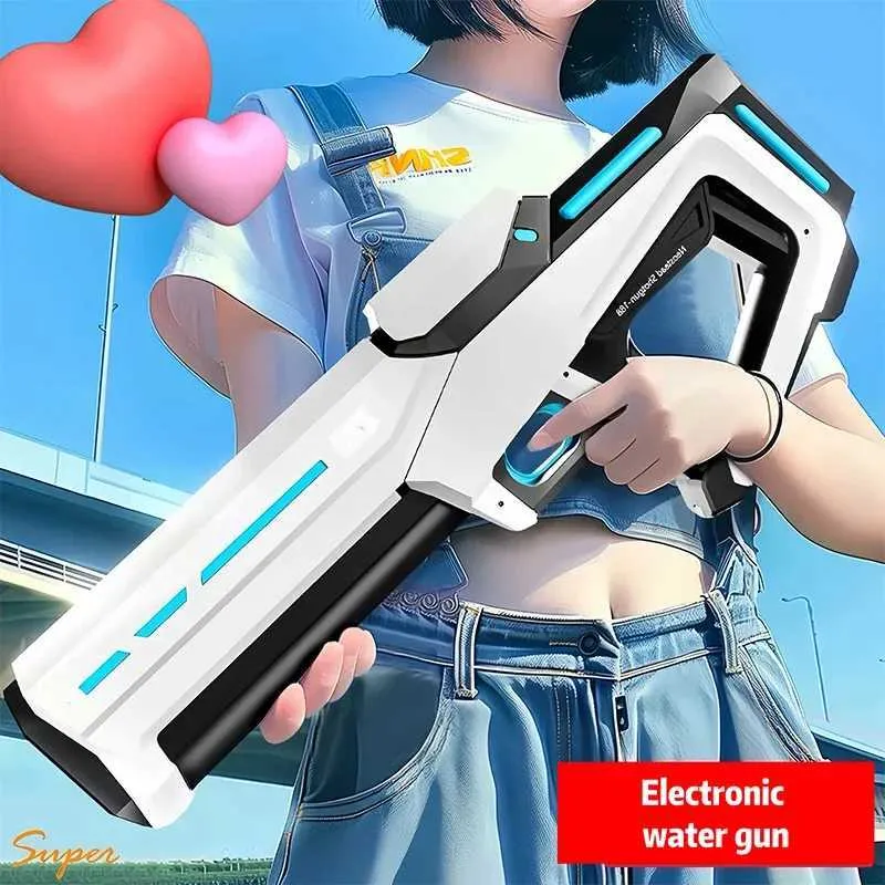 2026 Electric Automatic Water Spray Gun – Portable, Flashing & Sound Toy for Kids & Adults – 70% OFF