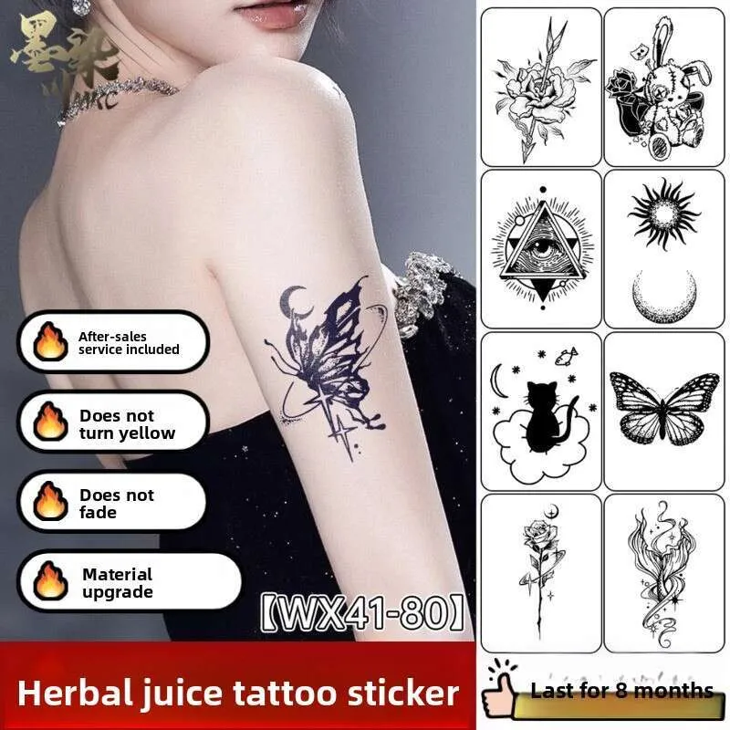 70% OFF Semi‑Permanent Waterproof Plant‑Based Tattoo Stickers – $1.27 Deal Review