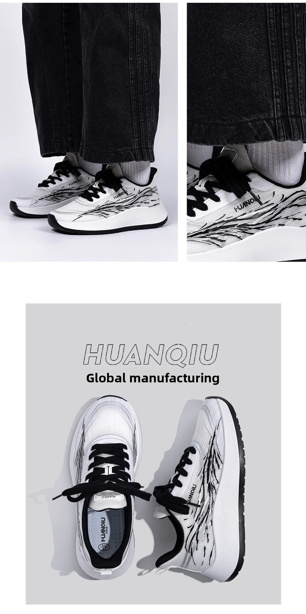 Men's Red Flame Pattern Breathable Mesh Running Shoes For Street_voghion.com