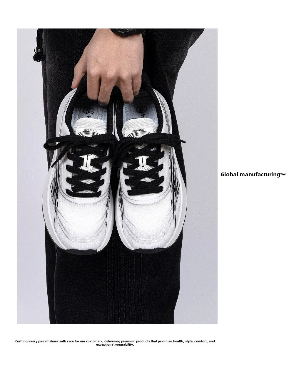 Men's Red Flame Pattern Breathable Mesh Running Shoes For Street_voghion.com