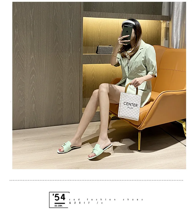 Womens Multicolor Suede Slide Sandals Flat Open Toe Beach Shoes_voghion.com