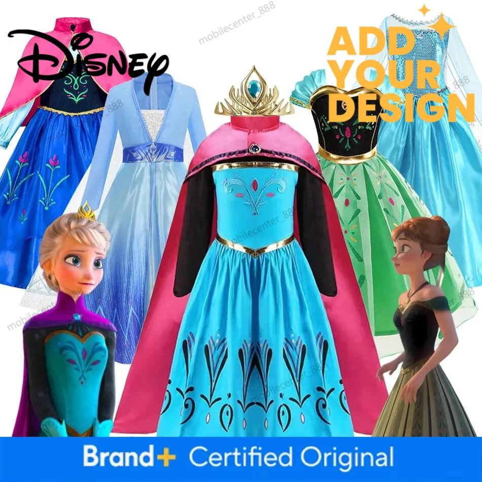 Luxury Designer Frozen Elsa And Anna Princess Girl... From Disneyfashion, Rs.914.54