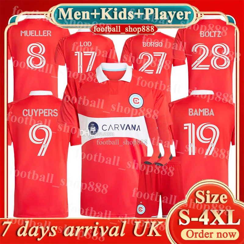 4XL シカゴ ファイア FC 26 27 サッカー ユニフォーム CUYPERS BAMBA 
