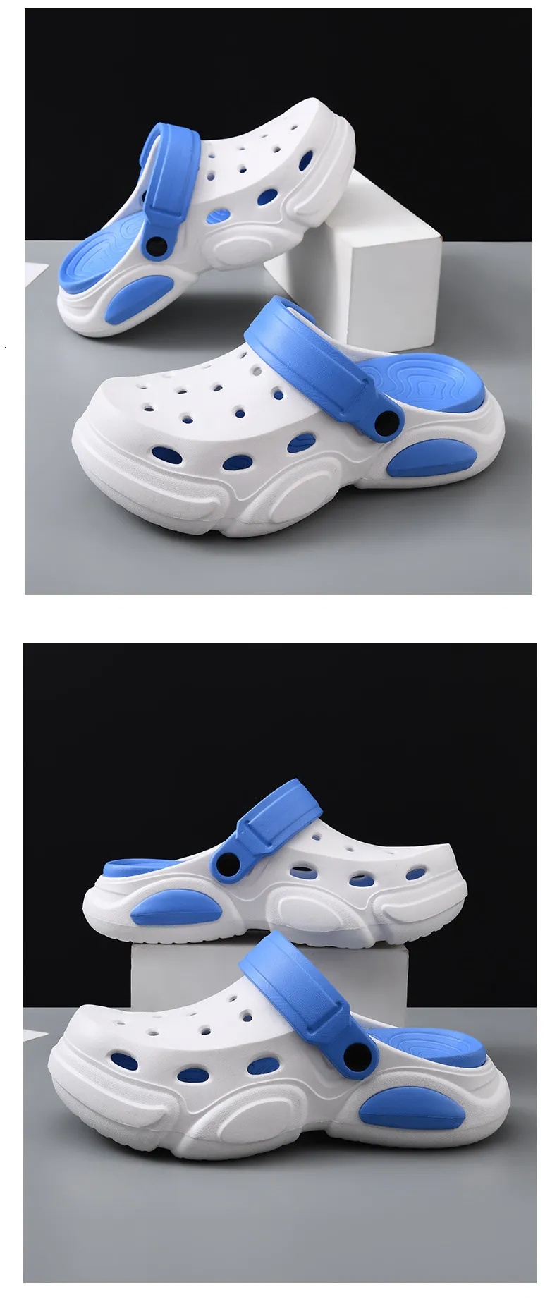 Zoccoli platform unisex design classico traforato morbidi_voghion.com