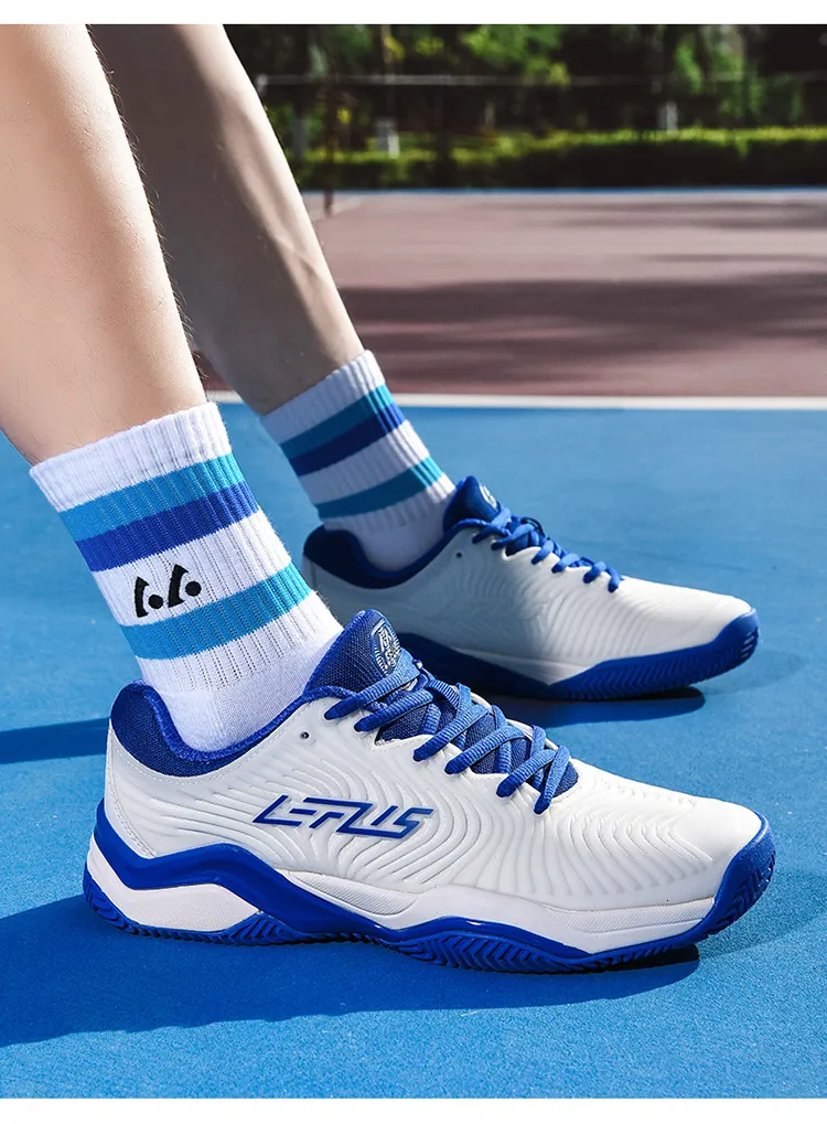 Mens Professional Tennis Shoes Non Slip Cushioned Sole Breathable Upper For Court Training And Daily Sports_vogvips.com