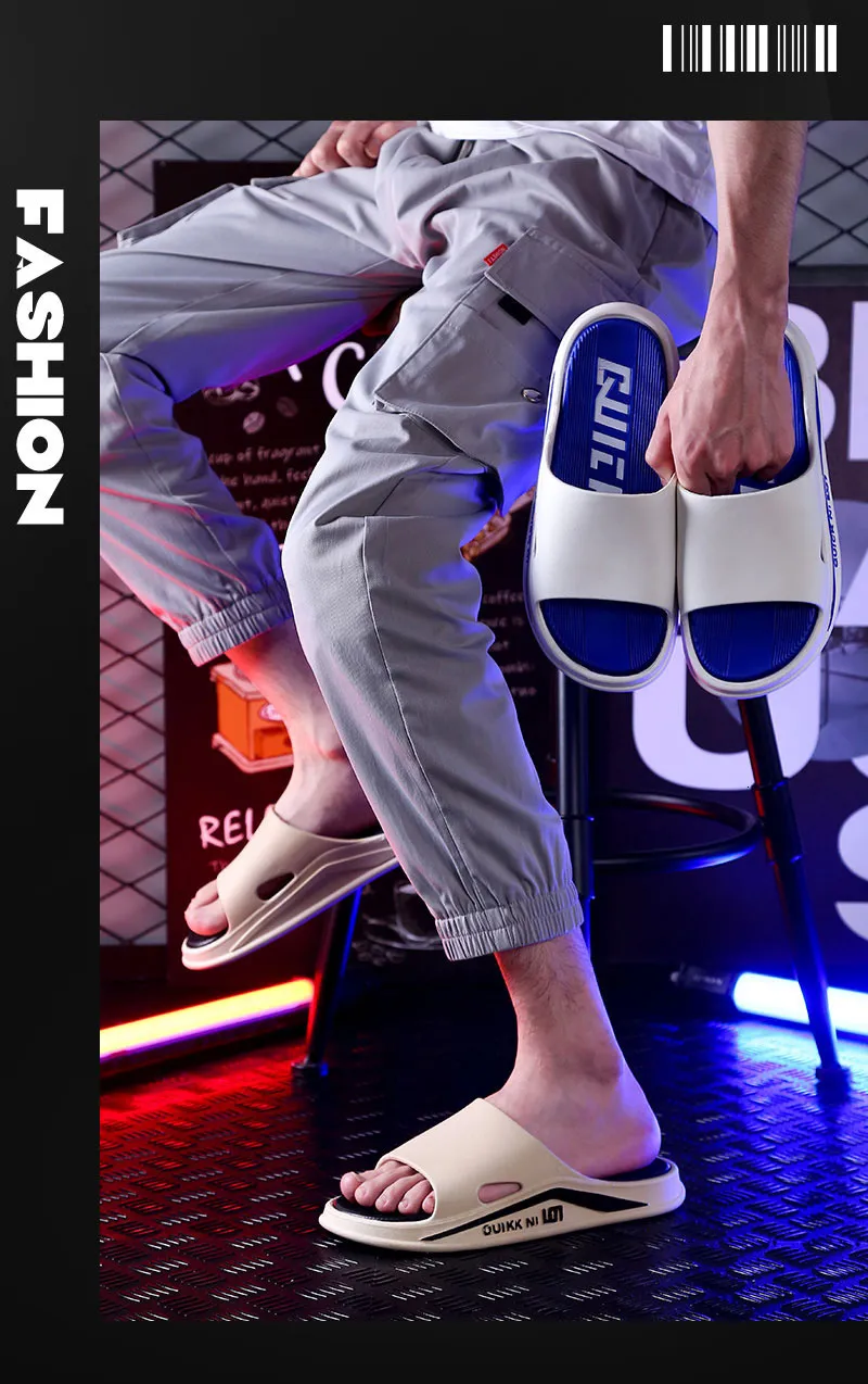 Ciabatte sportive uomo fascia singola design classico comode_voghion.com