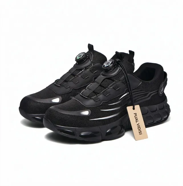 Modische Herren-Sneaker mit Drehverschluss, kein Schnürsenkel nötig, strapazierfähige, rutschfeste Sohle für den täglichen Weg zur Arbeit und Outdoor-Aktivitäten_voghion.com