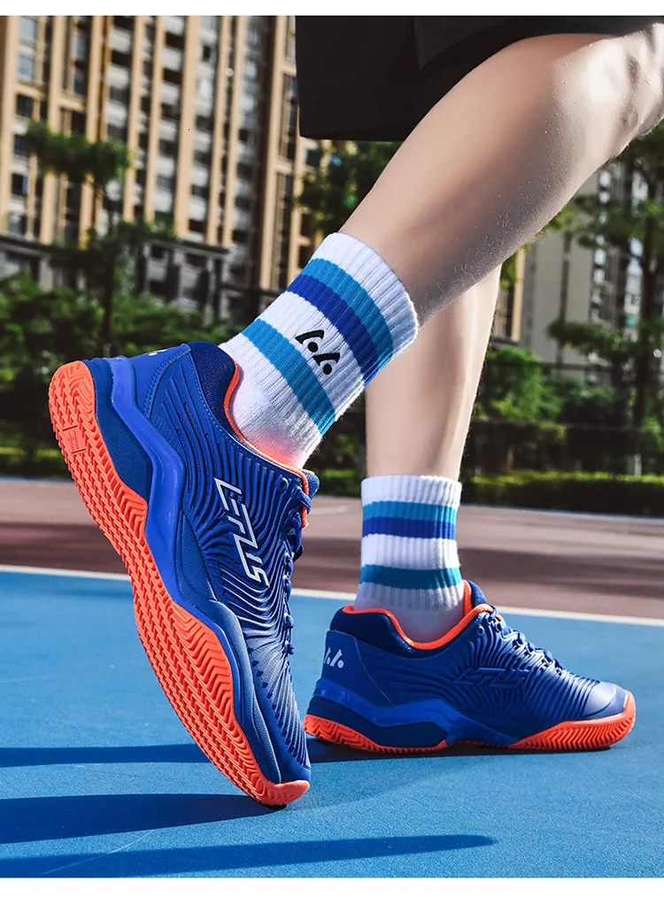 Mens Professional Tennis Shoes Non Slip Cushioned Sole Breathable Upper For Court Training And Daily Sports_vogvips.com