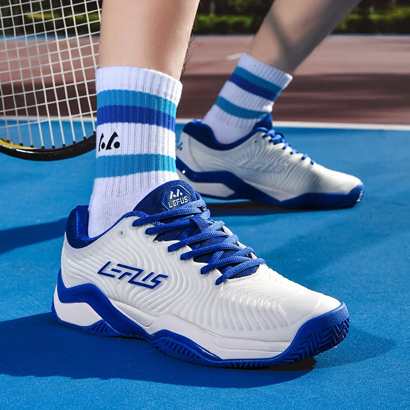 Mens Professional Tennis Shoes Non Slip Cushioned Sole Breathable Upper For Court Training And Daily Sports_vogvips.com