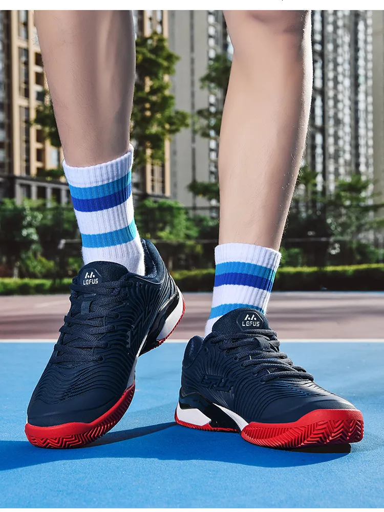 Mens Professional Tennis Shoes Non Slip Cushioned Sole Breathable Upper For Court Training And Daily Sports_vogvips.com
