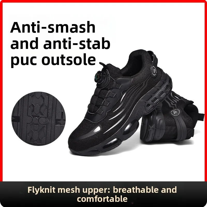 Modische Herren-Sneaker mit Drehverschluss, kein Schnürsenkel nötig, strapazierfähige, rutschfeste Sohle für den täglichen Weg zur Arbeit und Outdoor-Aktivitäten_voghion.com