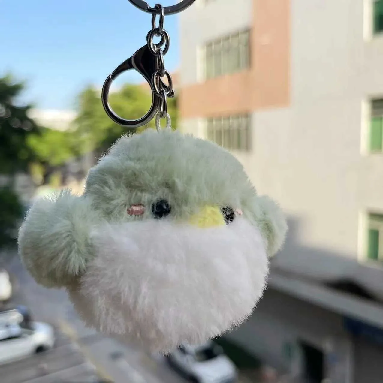 Kpop GOT7 Plush Penguin Keychain 9CM Cute Green From