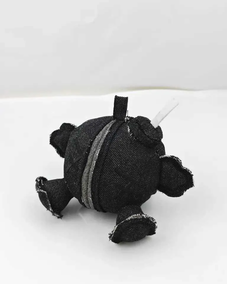 Arirang Denim Plush Mini Coin Purse Keychain BTS From