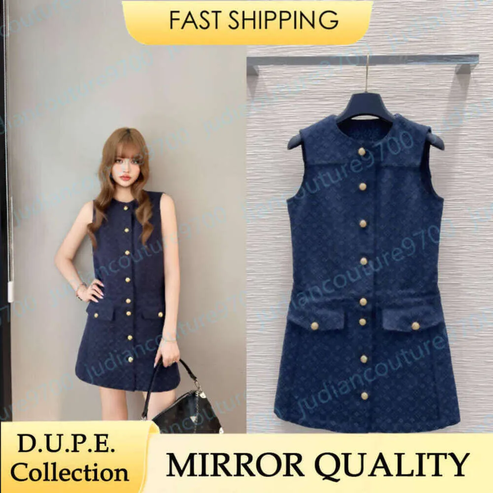 Designer Monogram Jacquard Denim Denim Pinafore Dress... From Designerrtw7500, Rs.3,117.44 In Bulk