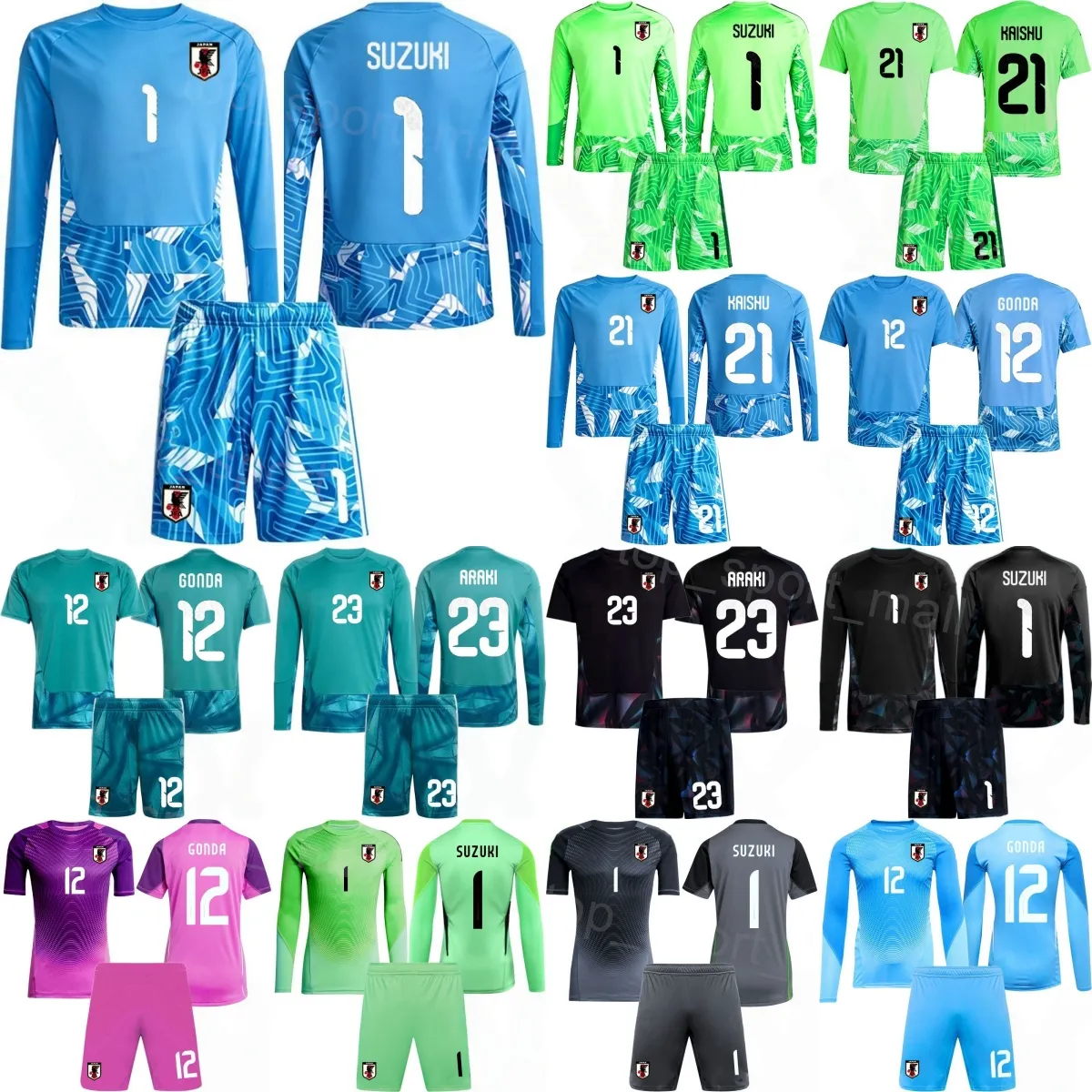 National 26 27 Soccer Goalkeeper Jersey Set Japan From