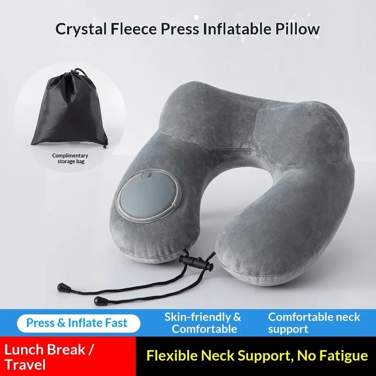 Pressure‑Activated Inflatable Pillow Set – Best Travel Comfort Deal 16% OFF
