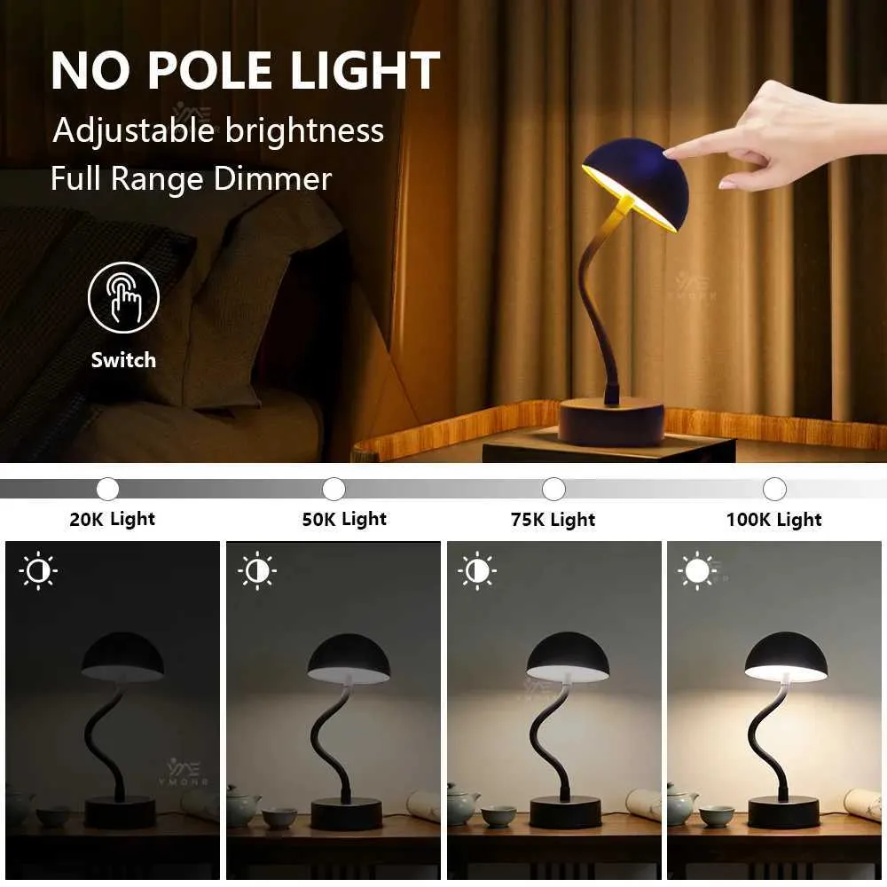 Rechargeable LED Mushroom Neutral Table Lamp ... From Meadow01, $5.95 ...